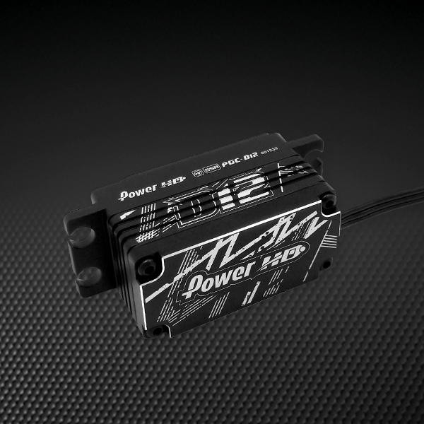 Power HD Low Profile Digital Servo D12 HV CNC-Gehäuse - 12,5kg/0,059sec - Drift