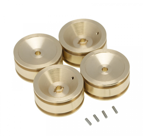 40g Brass Wheel Counterweight 4pcs (Total 160g) for Axial SCX24