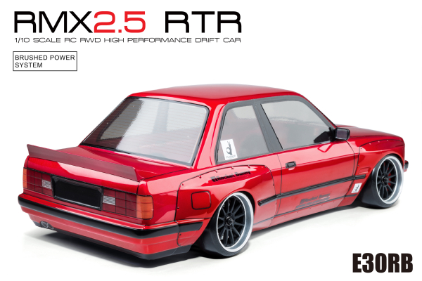 MST RMX 2.5 RTR E30RB (shiny red) (brushed)