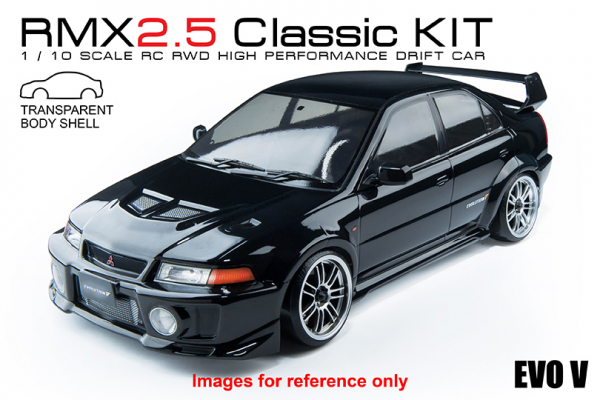 MST RMX 2.5 1/10 RWD Drift Car Classic KIT + EVO V Karosserie