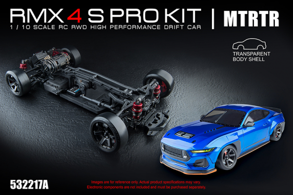 MST RMX 4 S PRO Drift Car Kit + MTRTR Karosserie