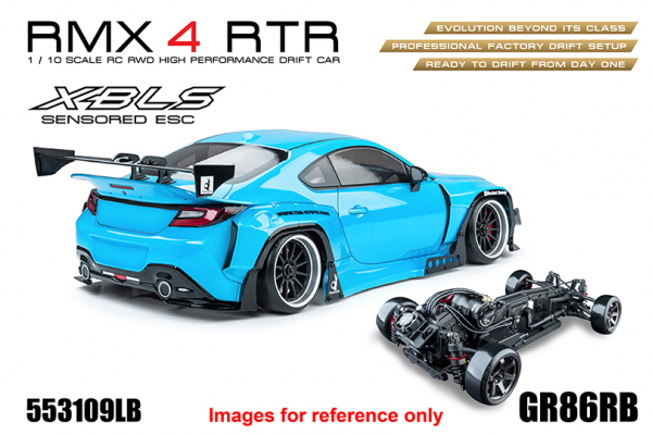 MST RWD Drift Car RMX 4 RTR GR86RB (Light Blue) - Brushless sensored