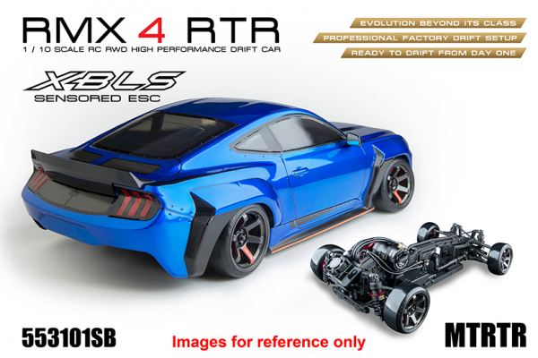 MST RWD Drift Car RMX 4 RTR MTRTR 275 (Silver Blue) - Brushless sensored