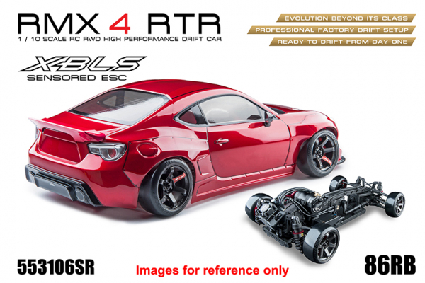 MST RWD Drift Car RMX 4 RTR 86RB (Shiny Red) - Brushless sensored