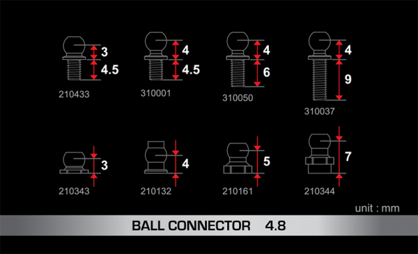 MST Ball connector 4.8X4.5 S (5)