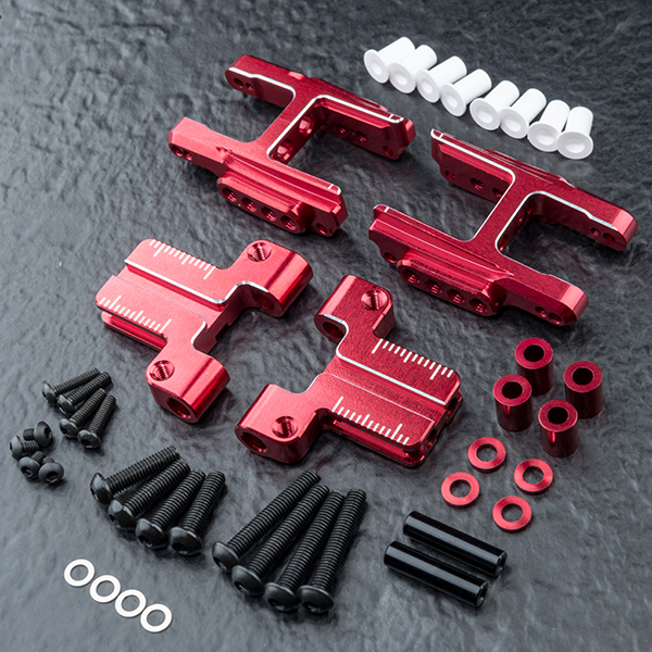 MST Alum. THA rear suspension arm set (red)