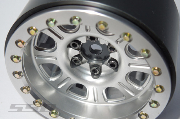 SSD 2.2" Bouncer PL Beadlock Wheels (Silver)