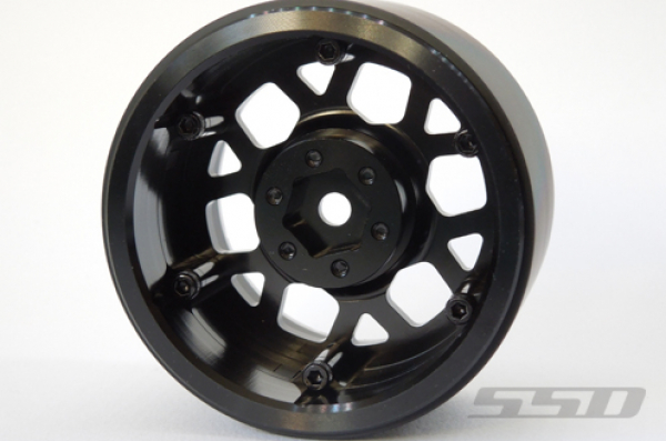 SSD 2.2" Boxer Wheels  (Black/Silver) (2)