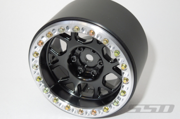 SSD 2.2" Boxer PL Wheels (Black/Silver)  (2)