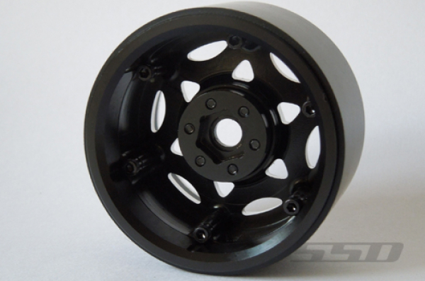 SSD 2.2" Champion Wheels (Black/Silver) (2)