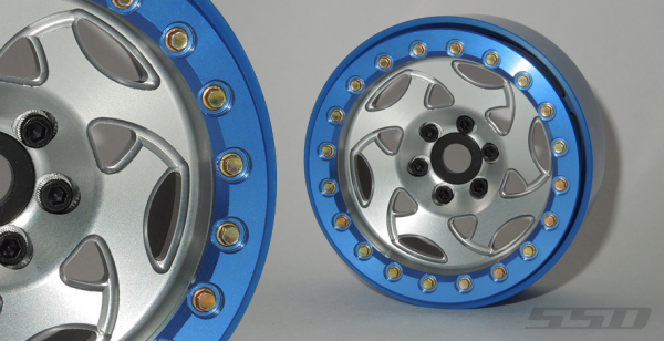 SSD 2.2" Champion PL Wheels (Blue/Silver) (2) for Proline tires