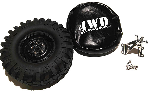 Spare Wheel with Cover (108mm)