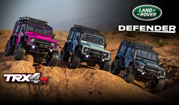 Traxxas TRX-4M LR Defender 4x4 RTR Pink inkl. Akku/Lader 1/18 4WD Scale-Crawler