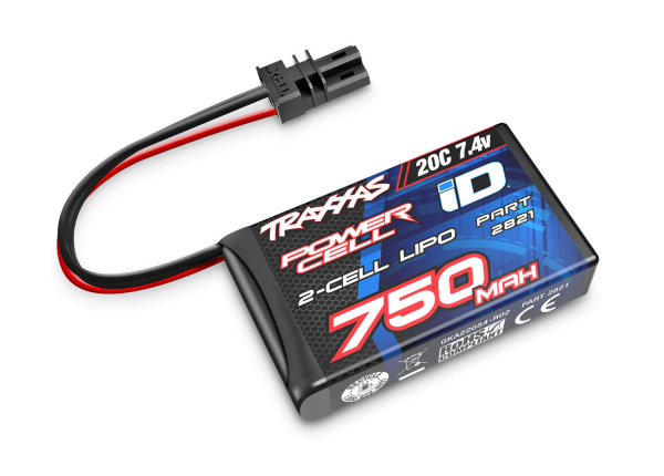 Traxxas LiPo Power Cell 750mAh 7,4V 2s 20C (für 1/18 TRX-4M)