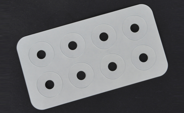 Tamiya RC Body Mount Hole Patches - Clear
