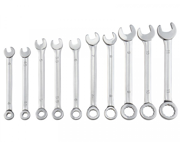 Mini combination wrench set 10 pcs.