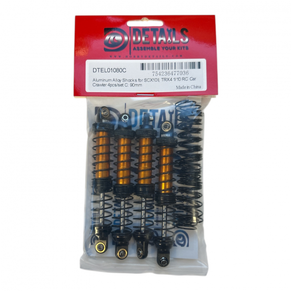 Aluminium Stoßdämpfer Set 90mm für 1/10 Crawler Offroad