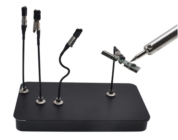 Helping Hand Klemmen Set magnetisch, biegsam, 12-tlg.