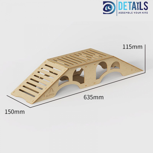 Crawler Park Kit - Bogenbrücke - für 1/24 & 1/18 Crawler