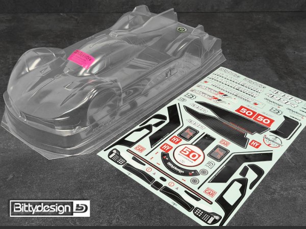 Bittydesign 499R 1/10 LMH 190mm Clear Body