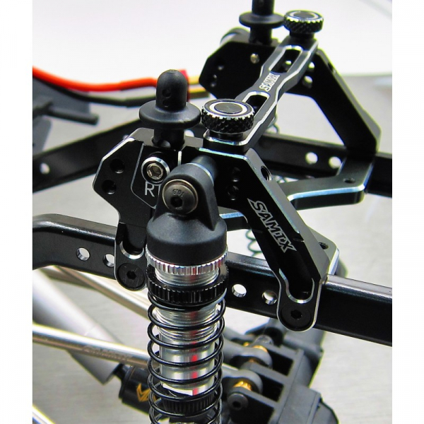 Samix Enduro Alum. rear shock plate  (black)