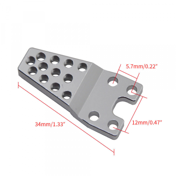 Einstellbare Stoßdämpferhalterung aus Aluminium für Crawler