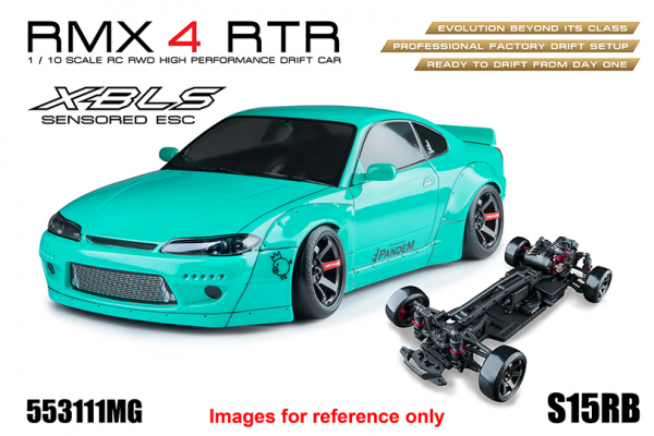MST RWD Drift Car RMX 4 RTR S15RB (Mint Green) - Brushless sensored