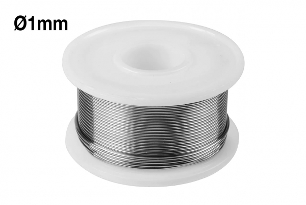 Team Corally - Soldering Tin 63Sn/37Pb 1,2% Flux Diameter 1.0mm - 100gr