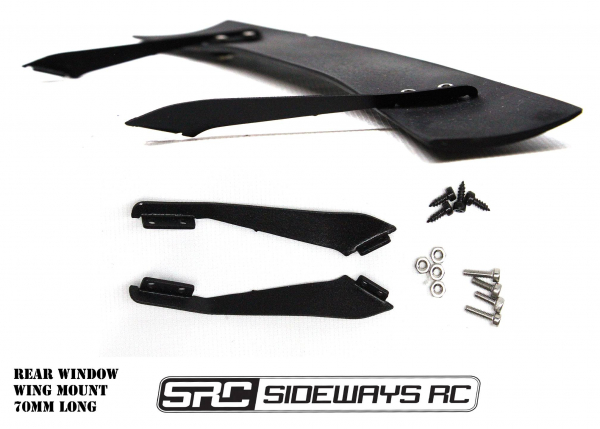Sideways RC Rear Window Wing Mount – 70mm