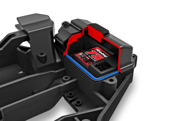 Traxxas Bigfoot 4x4 BL-2S blau 1/10 Monster-Truck RTR nP825 BL-2S Brushless, HD-Teile mit 2827X Akku + 2920 Lader