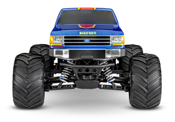 Traxxas Bigfoot 4x4 BL-2S blau 1/10 Monster-Truck RTR nP825 BL-2S Brushless, HD-Teile mit 2827X Akku + 2920 Lader