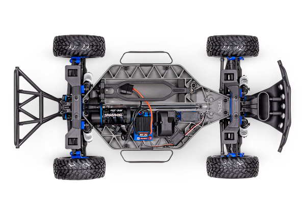 Traxxas Slash 4x4 BL-2S FOX 1/10 Short-Course RTR nP825 BL-2S Brushless, HD-Teile mit 2827X Akku + 2920 Lader