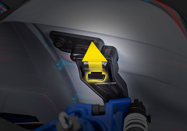 Traxxas Slash 4x4 BL-2S FOX 1/10 Short-Course RTR nP825 BL-2S Brushless, HD-Teile mit 2827X Akku + 2920 Lader