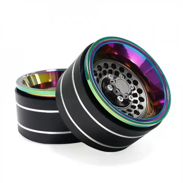1.9" Aluminium Beadlock Crawler Felgen 4 Stück - Dazzling colour - Titanium