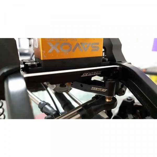 Samix TRX-4 Alum. adjustable servo brace black