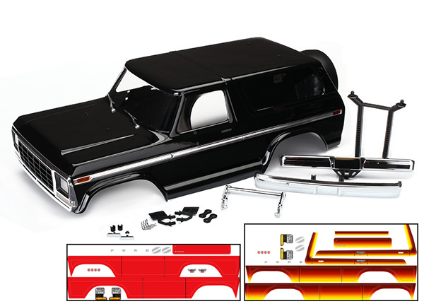 Traxxas Ford Bronco Body Kit black TRX-4