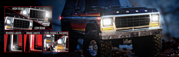 Traxxas TRX-4 1979 Bronco Pro Scale LED Light Set
