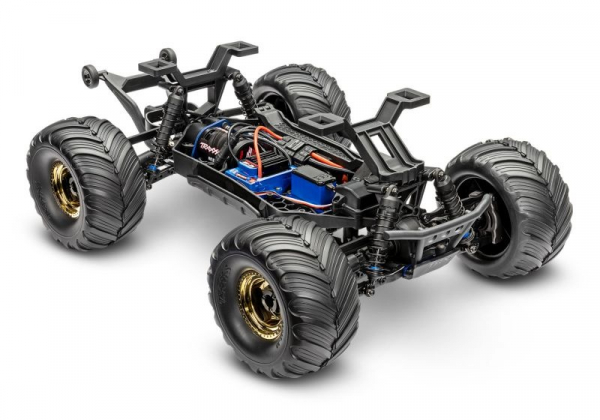Traxxas Bigfoot 4x4 BL-2S 50TH-Edition 1/10 MonsterTruck RTR BL-2S Brushless, HD-Teile, mit Akku/Lader schwarz mit gold
