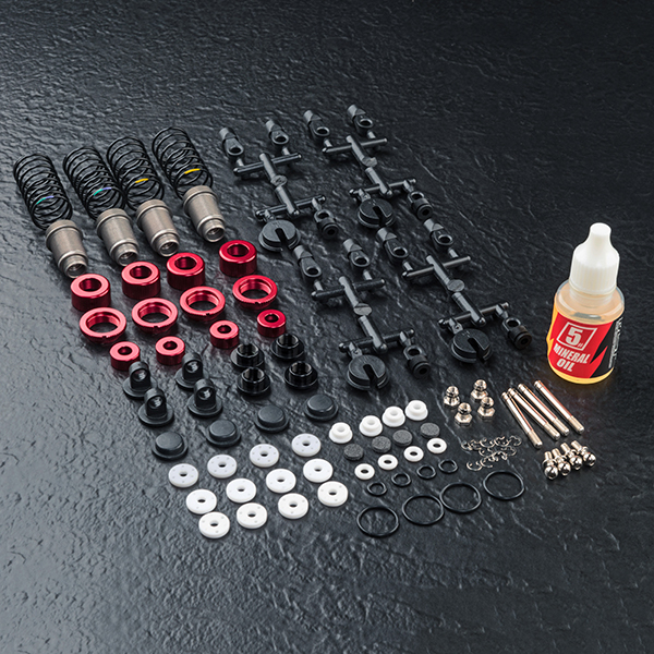 MST TDA Alum. Drift damper set (red) (4)