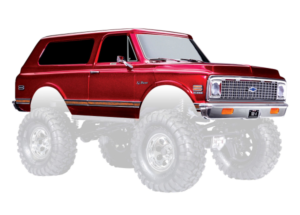 Traxxas Karosserie Chevrolet Blazer 1972 rot komplett TRX-4