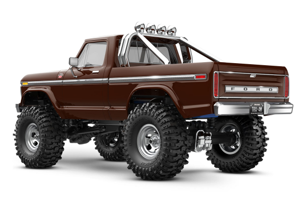 Traxxas TRX-4M Ford F150 4x4 lifted braun 1/18 Crawler RTR Brushed, mit Akku und USB Ladegerät