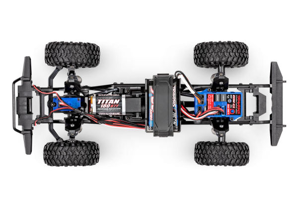 Traxxas TRX-4M LR Defender 4x4 RTR X-Blau inkl. Akku/Lader 1/18 4WD Scale-Crawler