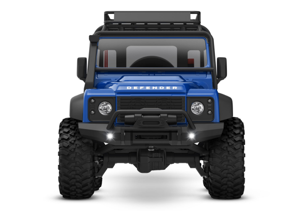 Traxxas TRX-4M LR Defender 4x4 RTR Blau inkl. Akku/Lader 1/18 4WD Scale-Crawler