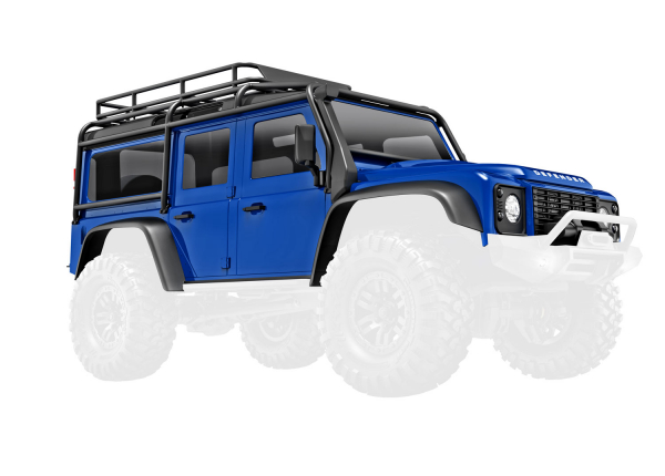 Traxxas Karosserie TRX-4M DEFENDER blau, komplett