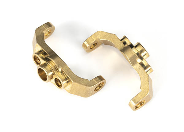 Traxxas  Caster blocks, brass (4 grams each) (left & right) TRX-4M