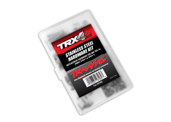 Traxxas Hardware kit, stainless steel, complete  TRX-4M