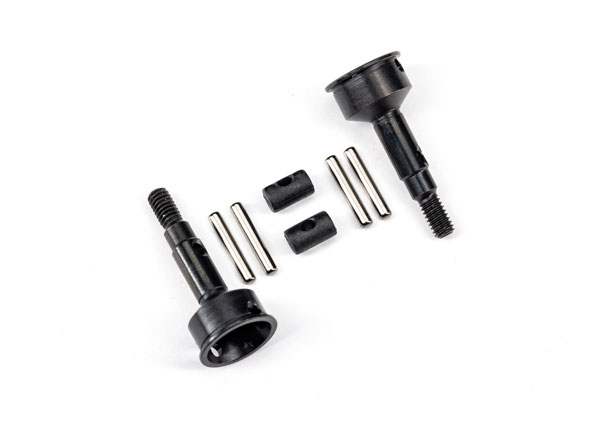 Traxxas Stub axle, front (2)/ cross pins (2)/ drive pins (4) TRX-4M