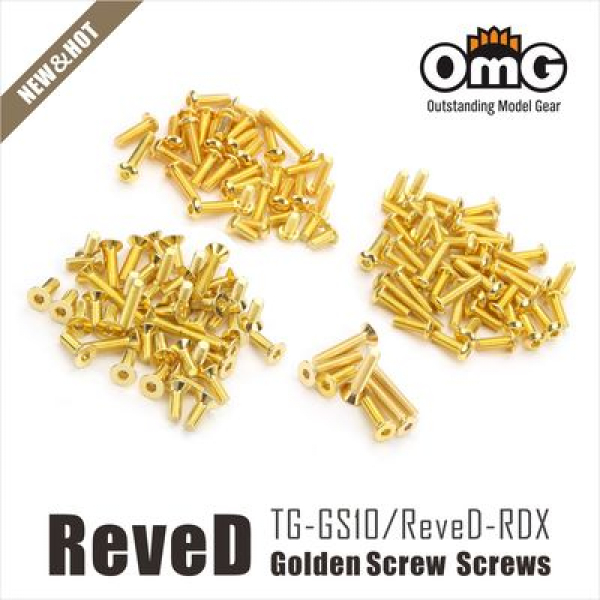 OMG Goldenes Schraubenset für ReveD RDX