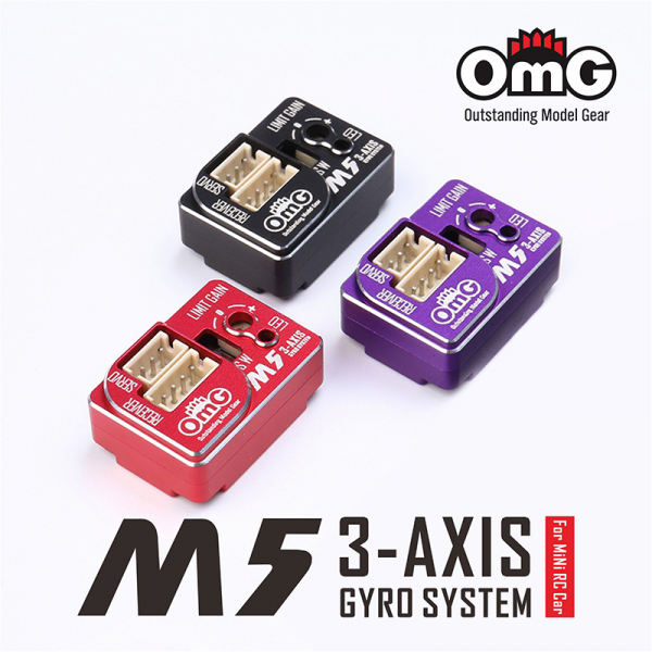 OMG Racing M5 3-Axis Drift Gyro System für 1/27,1/28, MINI-Z & MINI-Q