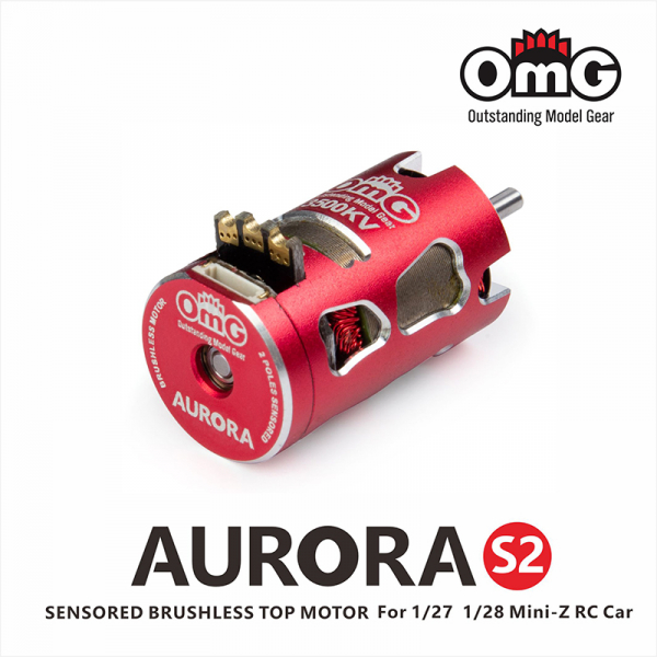OMG AURORA 4500KV S2 Sensored Brushless Motor für 1/24 / 1/27 / 1/28 RC Cars